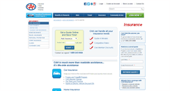 Desktop Screenshot of caaautoquote.com